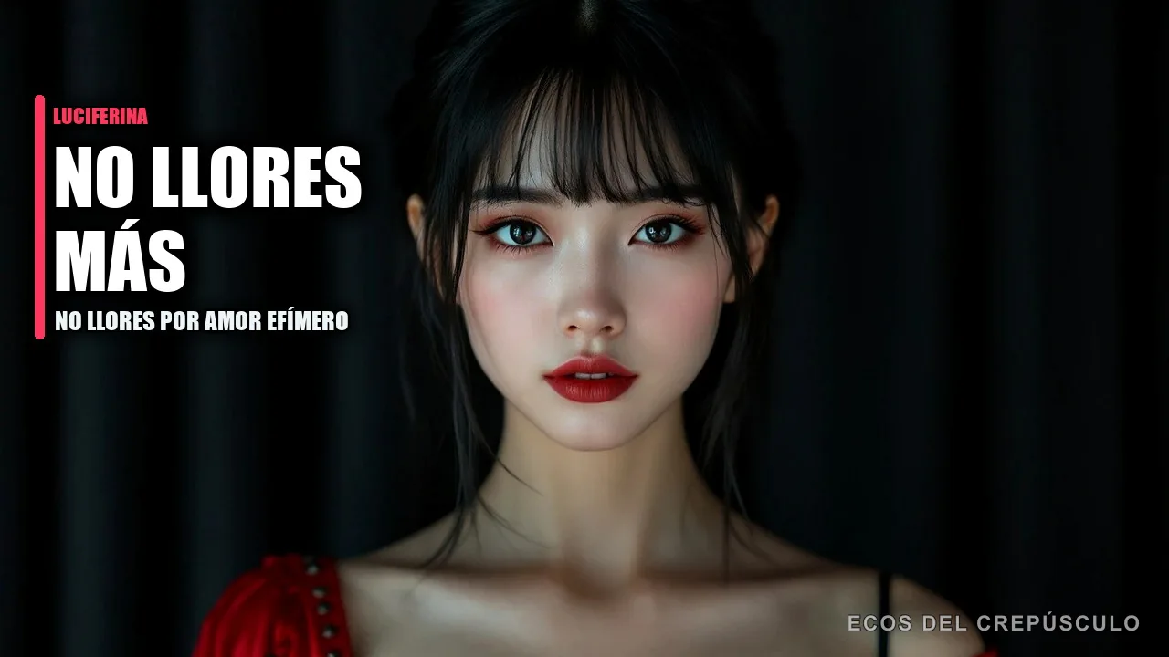 Portada de No llores por amor efímero